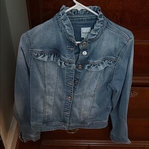 Kensie Blue Jean Jacket Classic Denim Style